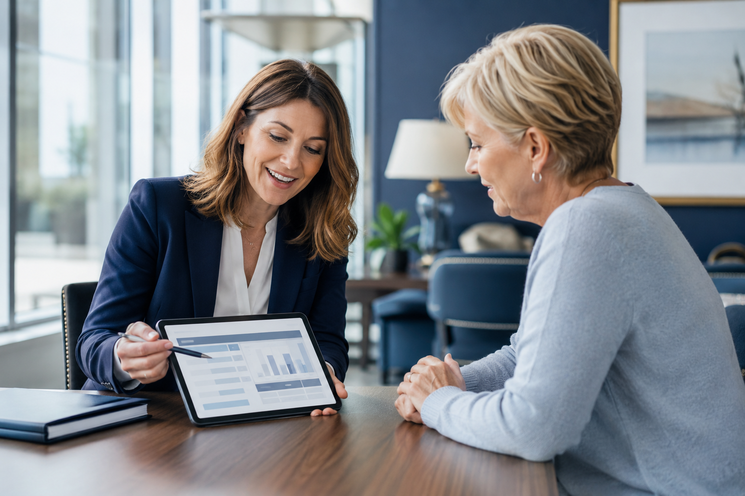 Mortgage refinance documents comparing loan terms, costs and payment options