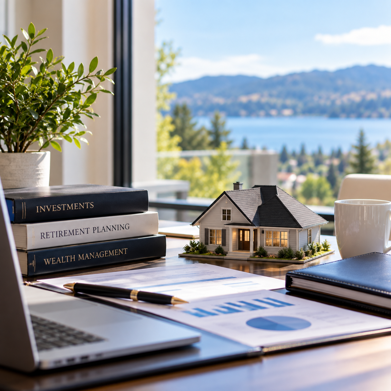 Financial planning and investment assets for an asset depletion mortgage