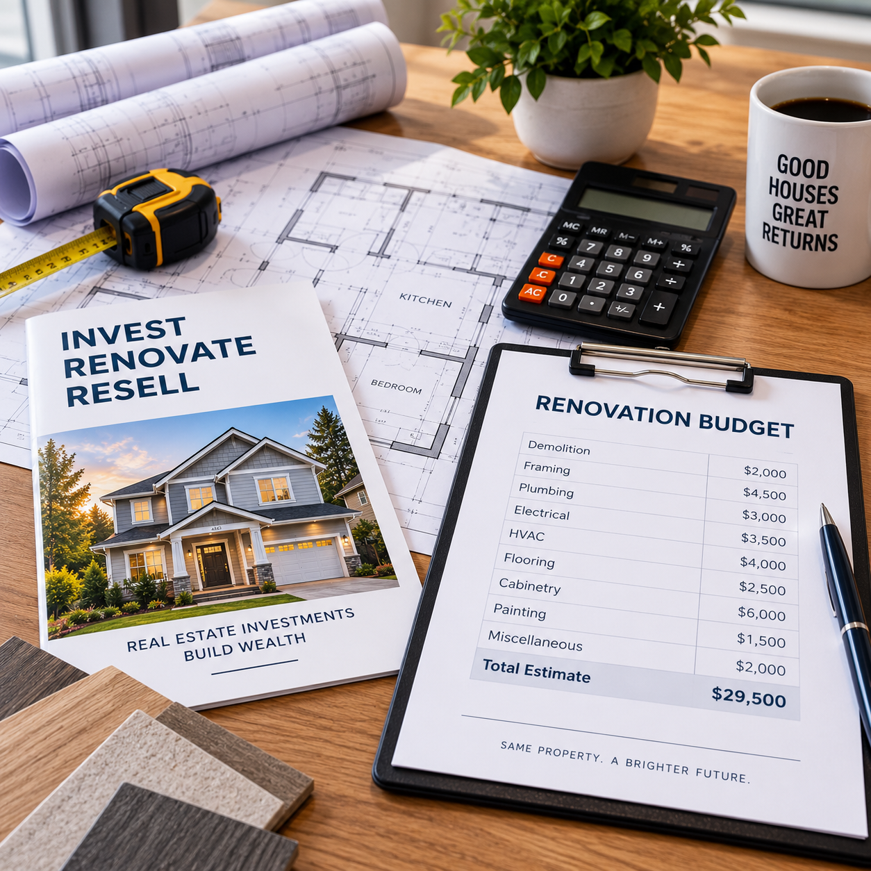 Planning a renovation with fix and flip financing