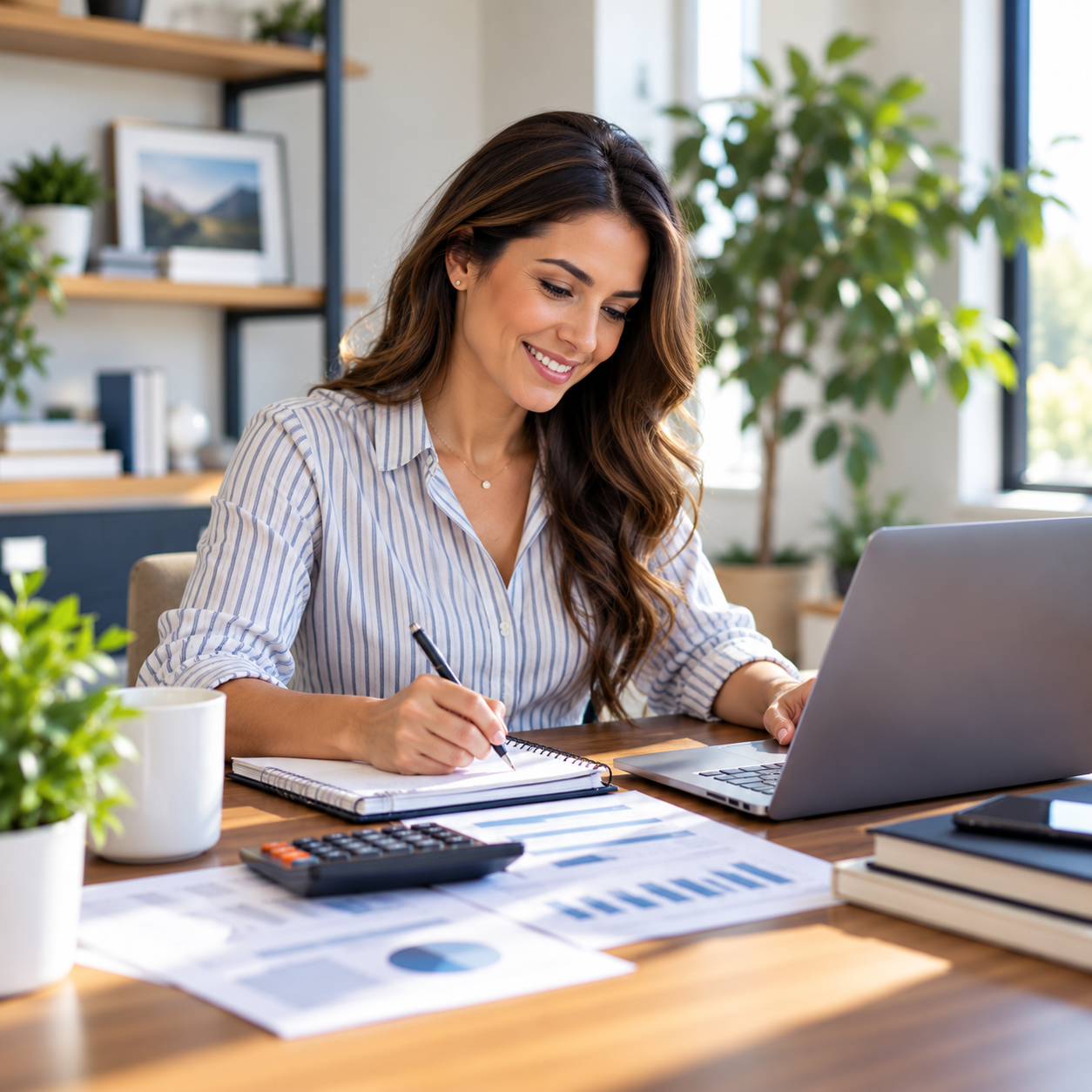 Self-employed borrower reviewing mortgage financing options in Oregon and Washington
